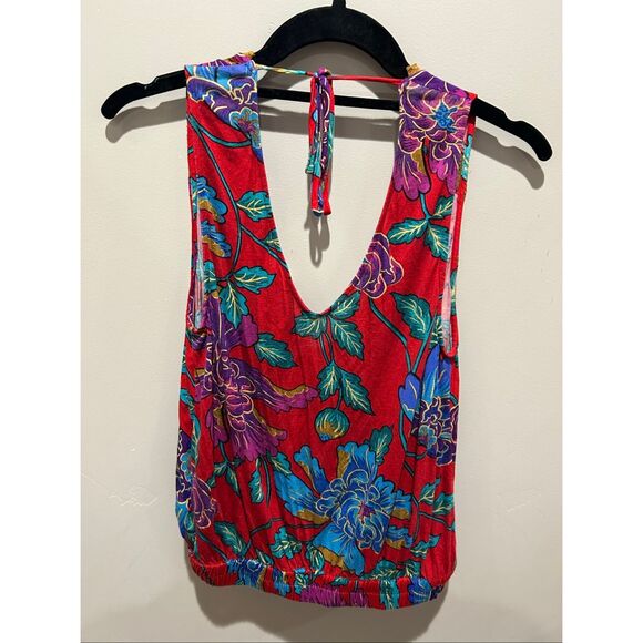 Anthropologie Tiny Rain Scarf Wrap Top - Picture 7 of 8